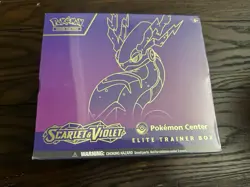 Scarlet and Violet Base Set Pokemon Center Exclusive ETB (Miraidon) New - Image 1