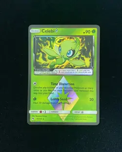2018 Pokemon TCG English Collection Sun & Moon 19/214 Celebi Holo RB60 - Image 1