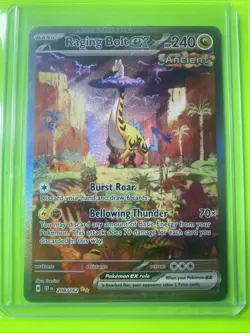 Pokemon 2024 Raging Bolt EX Temporal Forces 208/162 - Image 1