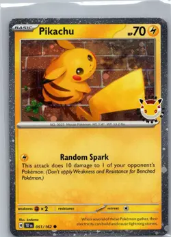 Pikachu (Pokemon Day 2026) 051/162 Holo Common - Image 1