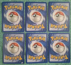 Pokemon Gym Challenge 1st Edition Fighting, Lightning, and Water Energy w/ Bonus - Image 2