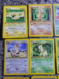 Pokemon Vintage 1st Ed WOTC Neo Genesis 16 Lot Non Holo Regular No Dupes - Image 3
