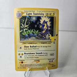 Pokemon Light Toxtricity SWSH137 Celebrations Black Star Promo - Image 1