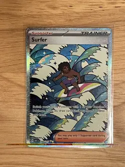 Pokemon Ascended Heroes Surfer 293/217 Special Illustrated Rare SIR English TCG - Image 1