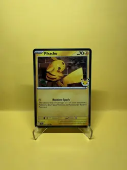 Pokemon TCG Pikachu 051/162 30th Anniversary 2026 Pokemon Day Promo Cosmos Holo - Image 1
