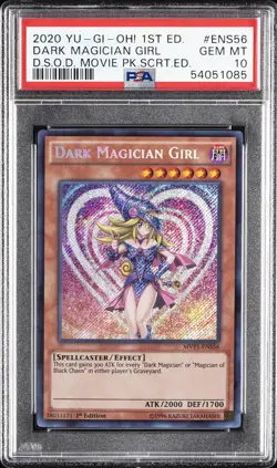 2020 1ST ED #ENS56 DARK MAGICIAN GIRL PSA 10 - Image 1