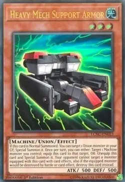 Yugioh - Heavy Mech Support Armor (Ultra Rare) (Unlimited) - LCKC-EN023 (P) - Image 1