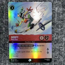 Disney Lorcana Winterspell Goofy Klutzy Skier 216/204 Epic NM Holo - Image 2