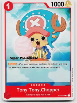 One Piece Card Game - Tony Tony Chopper ST01-006 - Super Pre-Release - Image 1