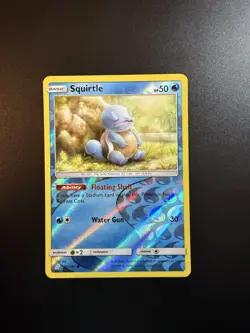 Squirtle Reverse Holo 22/181 Sm-Team Up Edition Pokemon Card Tcg - Image 1