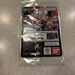 Bandai Namco Monkey D. Luffy Full Art Holo Promo US Voyage One Piece CCG Card - Image 2