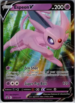 Espeon V - SWSH201 SWSH: Sword & Shield Promo Cards - Pokemon Card - NM - Image 1