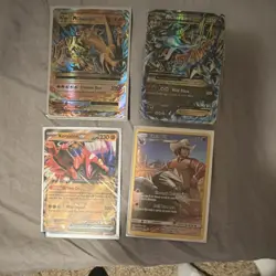 Pokemon TCG Holo Lot M Charizard, Koraidon EX, Excadrill English 4 Cards - Image 1