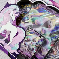 Pokemon Galarian Rapidash V Box Factory Sealed TCG Promo Oversized Card - Image 2