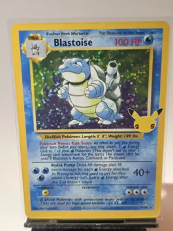 Pokemon Blastoise Holo Rare Celebrations 25th Anniversary Card - Image 1