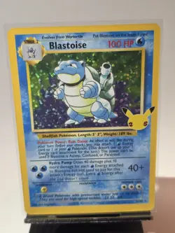 Pokemon Blastoise Holo Rare Celebrations 25th Anniversary Card - Image 3