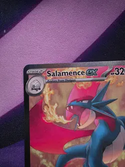 Salamence ex 187/159 Sv09: Journey Together SIR Pokemon TCG Card NM - Image 4