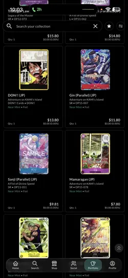 Bandai One Piece CCG Japanese Foil Parallel SP Card Lot Mihawk Nami Luffy Perona - Image 4