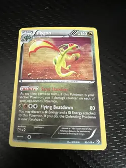 Pokemon TCG Flygon Holo Card Boundaries Crossed 99/149 - Image 1
