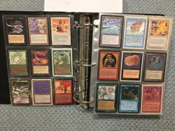 Big Vintage Binder 700 + Magic The Gathering Cards Revised Legends The Dark MTG - Image 3