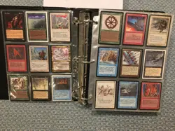 Big Vintage Binder 700 + Magic The Gathering Cards Revised Legends The Dark MTG - Image 4