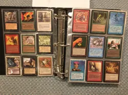 Big Vintage Binder 700 + Magic The Gathering Cards Revised Legends The Dark MTG - Image 5