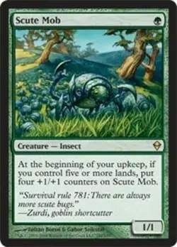 Scute Mob - Foil Magic mtg LP/EX English Zendikar - Image 1