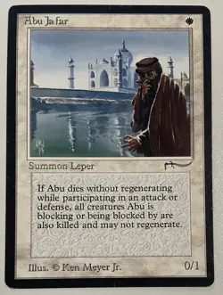 Magic The Gathering MTG ABU JA FAR Arabian Nights! Abu Ja’Far! - Image 1