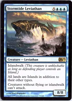 Stormtide Leviathan R Magic 2013 (M13) 70 LP MTG - Image 1