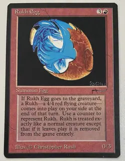 Magic The Gathering MTG RUKH EGG Light Arabian Nights! - Image 1
