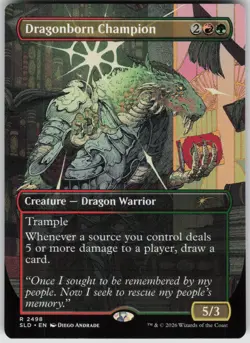 MTG Dragonborn Champion NM Secret Lair Drop Series Magic 2498 DND - Image 1