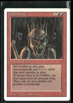 Goblin King Revised Edition NM MTG - Image 1