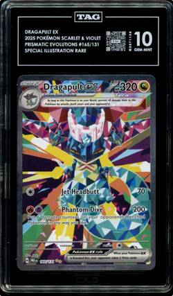 Pokemon Dragapult ex 165/131 Sv: Prismatic Evolutions Holo TAG 10 - Image 1