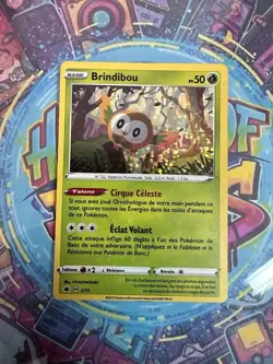 Pokemon 2022 McDonald's Promos Rowlet/Brindibou 2/15 Holo Rare French Card - Image 1