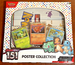 Pokemon TCG Scarlet & Violet 151 Poster Collection Box 3 Packs - SEALED NEW - Image 2