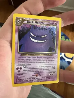 Pokemon Dark Gengar 6/105 Neo Destiny Holo Rare 70 HP English Unlimited - Image 3