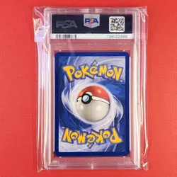 6-02-02 . UNPLAYED 1999 POKEMON GAME BASE SET ALAKAZAM-HOLO #1/102 PSA 9 - Image 2