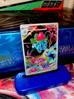 Pokemon Ivysaur 134/132 Me01 Mega Evolution Illustration Rare Full Art Holo - Image 2