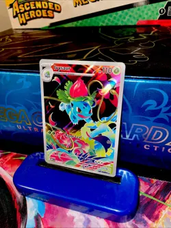 Pokemon Ivysaur 134/132 Me01 Mega Evolution Illustration Rare Full Art Holo - Image 3
