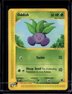 Oddish - 122/165 / Expedition 2002 MP / Pokemon TCG - Image 1