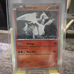 Pokemon Reshiram World Championship Decks Rare Autographed 26/114 - Image 1