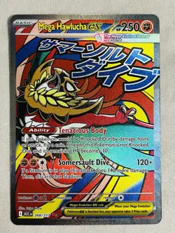 2026 Pokemon Ascended Heroes Mega Hawlucha EX (268/217) Send Me To PSA! - Image 1