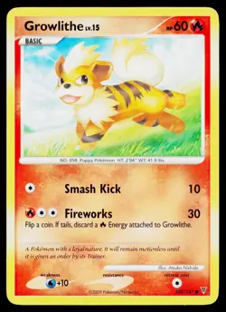 Growlithe 108/147 Common Supreme Victors Pokemon Lightly Played - Image 1