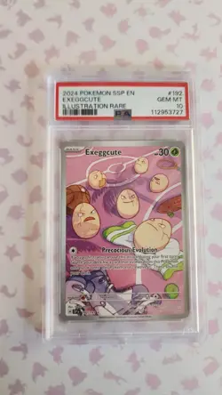 Exeggcute 192/191 PSA 10 Gem Mint Illustration Rare Surging Sparks Pokemon TCG - Image 1