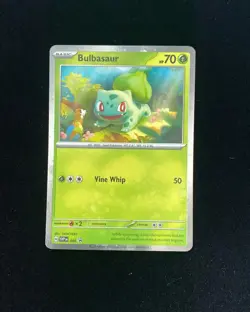 2023 Pokemon TCG English SVP EN 151 Poster Bulbasaur #046 PROMO Holo RB60 - Image 1