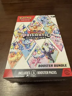 Pokemon Prismatic Evolutions Booster Bundle Box - 6 Booster Packs - Image 1