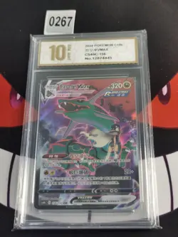 Pokemon TCG S-Chinese Sword&Shield Rayquaza VMAX CS4bC-156/132 CSR-Pyxis gold 10 - Image 1