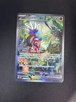 Pokemon Koraidon ex 247/198 SV01 Special Illustration Rare Full Art Holo 230HP - Image 1