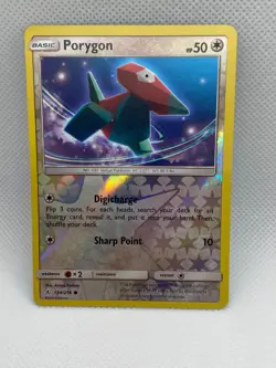 2019 Pokemon Reverse Holo Porygon Unbroken Bonds 154/214 - Image 1