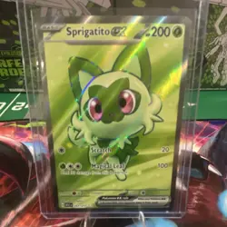 Pokemon Sprigatito EX 251/217 Holo Basic 200HP Scratch Magical Leaf EN - Image 1